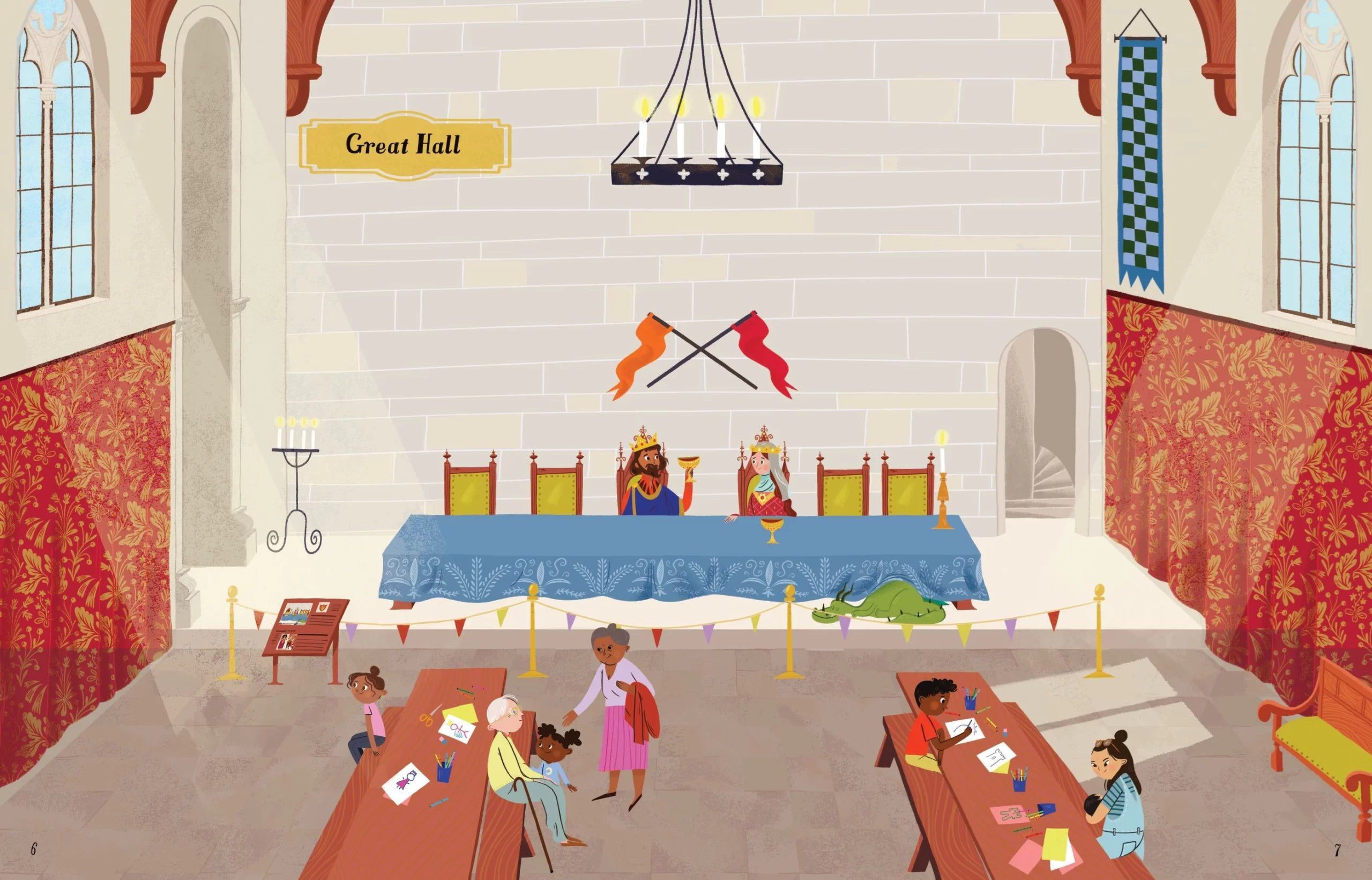 Usborne - Castle Sticker Book