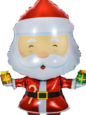 Yılbaşı - Noel Baba Büyük Boy 100 CM Yeni Yıl Dekoratif Balonu