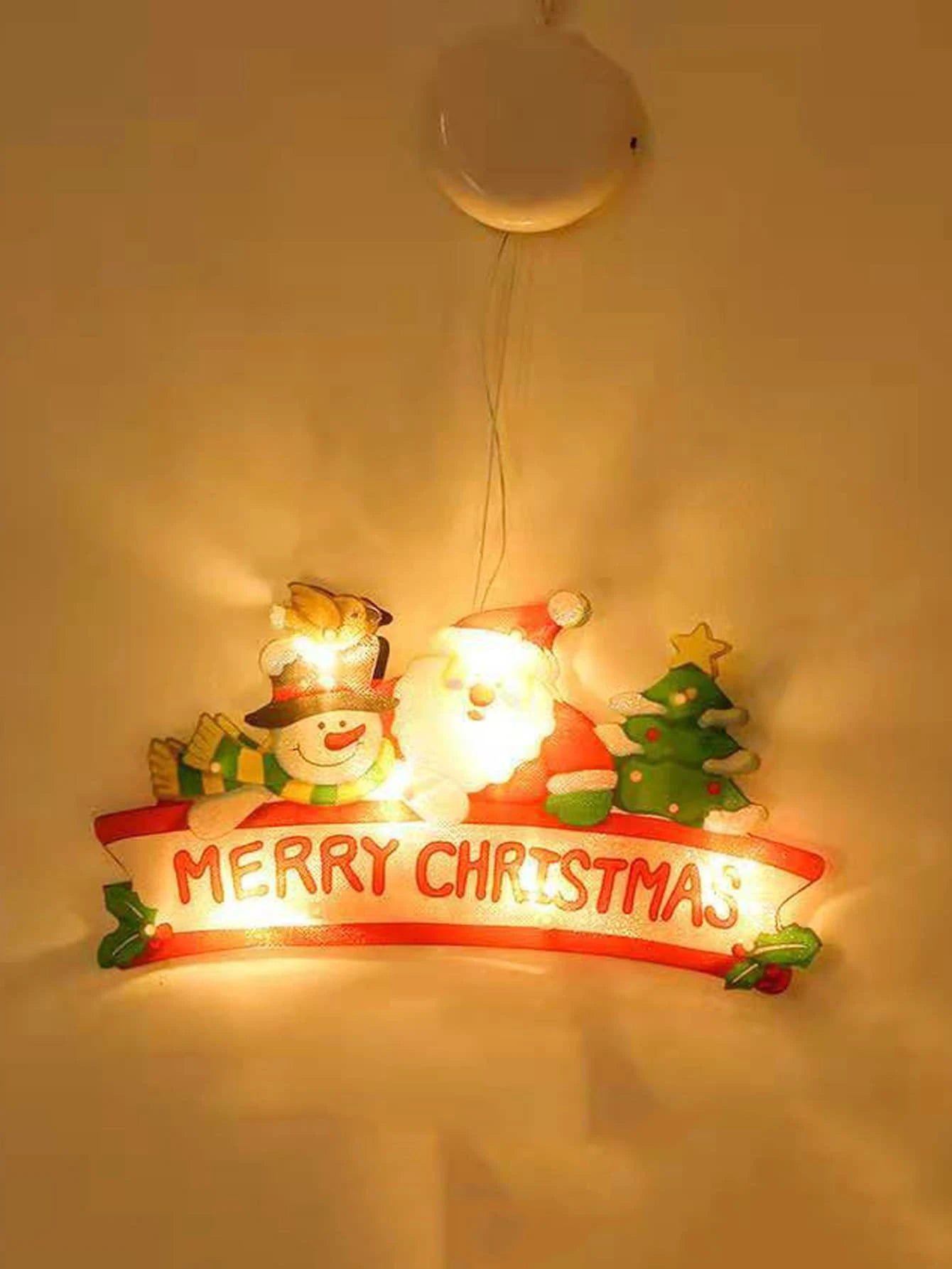 Yılbaşı - Noel Dekoratif Işıklı Merry Christmas Yazılı Süs