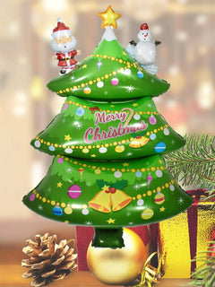 Yılbaşı - Noel Yeni Yıl Ağacı Büyük Boy 62CM Dekoratif Balonu
